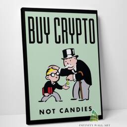 Monopoly Motivational Inspirational Quote Canvas Art Wall Print Picture Home Decor - thumbnail 3