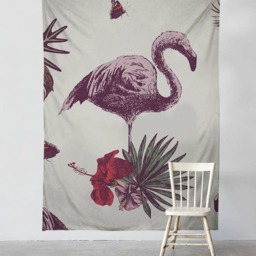 Classic Flamingo - Wall Tapestry Tapestry Boho Hangings Wanderlust Bohemian Home Decor Dorm T#46 - thumbnail 2
