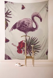 Classic Flamingo - Wall Tapestry Tapestry Boho Hangings Wanderlust Bohemian Home Decor Dorm T#46 - thumbnail 1