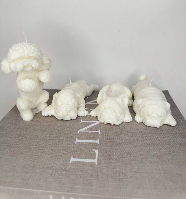 Dog Candle - Fashion Pug Frenchie Homeware Home Accessories Pet New Gift - image 1