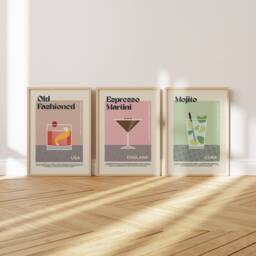 Mid Century Modern Tv Show Poster Prints Abstract Art - A2/A3/A4 - thumbnail 2