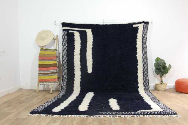Handmade Beni Ourain Rug - All Wool Moroccan Berber - image 1