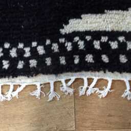 Handmade Beni Ourain Rug - All Wool Moroccan Berber - thumbnail 4