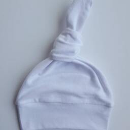 White Gender Neutral Take Home Set. Swaddle Blanket &newborn Hat. Baby Shower Gift. Newborn Photo Prop - thumbnail 2