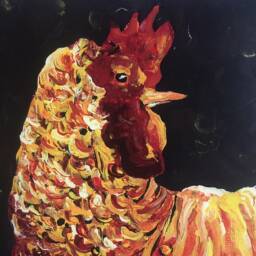 Rooster Art Print Farmhouse Wall Art Artwork Farmhouse Decor Chicken Style Kitchen Rooster Painting - thumbnail 3