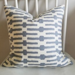 Annie Selke - Links Grey, Cream Decorative Pillow Cushion Cover Accent Throw - thumbnail 2