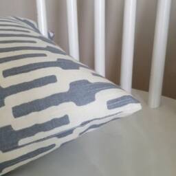 Annie Selke - Links Grey, Cream Decorative Pillow Cushion Cover Accent Throw - thumbnail 3