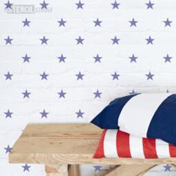Little Stars Repeat Stencil From The Studio. Repeatable, Reusable Wall Stencils For Home Decor, Furniture & Crafts - 10101 - thumbnail 2