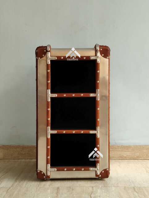 Aviator Industrial Bookcase Side End Table - image 1