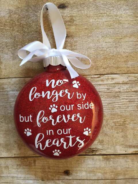 Pet Memorial Ornament. Loss. Dog Memorial. Christmas Ornament. Ornament - image 1