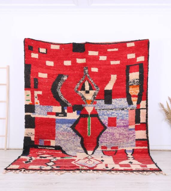 Moroccan Rug, Berber 6x9 Ft - image 1