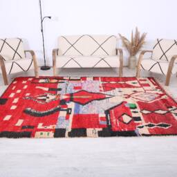 Moroccan Rug, Berber 6x9 Ft - thumbnail 2