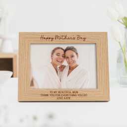 Mother's Day Gift - For Mum Mummy Mama On Engraved Personalised Frame For 7x5 Or 6x4 Picture - thumbnail 2
