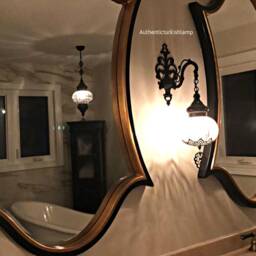 Bathroom Lamp, Bathroom Wall Outdoor Light, Wall Sconce, Morocco Light, Turkish Light, Morocco Lamp, Moroccan Lantern - thumbnail 3