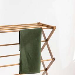 Set Of 2 Forest Green Linen Bath Towels Softened Pure - thumbnail 3