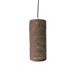 Nordic Design Ceiling Lamp Brown, Wall Plug In, Modern Pendant Light, Hanging Lighting, Ceiling Lamp, Industrial Lighting - Cylinder - thumbnail 1