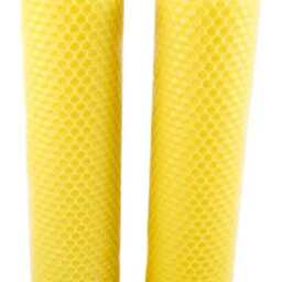 2x Beeswax Candles Made By Hand Rolled Golden Yellow 100% Natural Candle -Height 20 cm -Diameter Approx. 5 -Burning Time 30H Per - thumbnail 2