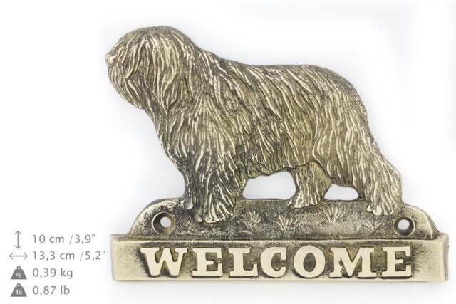 Polish Lowland Sheepdog, Dog Welcome, Hanging Decoration, Limited Edition, Artdog - image 1