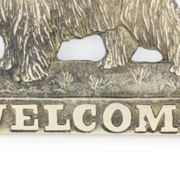 Polish Lowland Sheepdog, Dog Welcome, Hanging Decoration, Limited Edition, Artdog - thumbnail 4