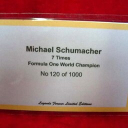 Michael Schumacher Bronzed Bust Sculpture, Limited Edition F1 Collectible - thumbnail 4