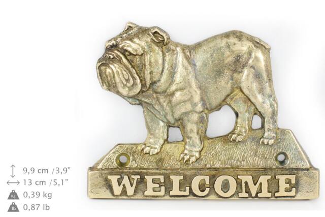 Bulldog, Dog Welcome, Hanging Decoration, Limited Edition, Artdog - image 1