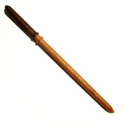 Draco Wand, Fully Hand-Carved Walnut Wood, No Resin - thumbnail 2