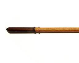 Draco Wand, Fully Hand-Carved Walnut Wood, No Resin