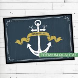 "Dreckspatz?? Doormat Home Port ""Anker" - thumbnail 2