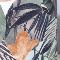 Green Bamboo Leaf Lampshade With Gold Silver Or White Lining, Floral Pattern, Ceiling Lamp Base, 20cm To 50cm ?? Handmade By Vivid Shades - thumbnail 3