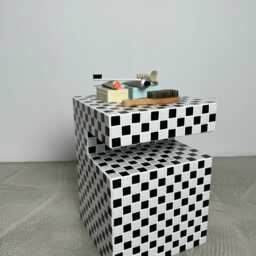 Side Table For Cosmetics. Beauty Table. Table Decorations. Bedside Chess Home Decor - thumbnail 2