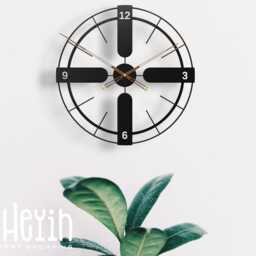 60cm - 23.6 Inches Super Silent Modern To Classic Wall Clock - Quiet Non-Ticking Quartz Movement For Living Room, Office, Kitchen, Handmade - thumbnail 3