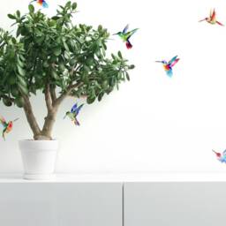 Hummingbird Wall Decals, 14-Set Vinyl Decals For Wall, Furniture, Tiles, Colibri Stickers, Home D??cor - thumbnail 2