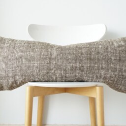 Brown Dot Block Print Mudcloth Hmong Pillow Case - thumbnail 2