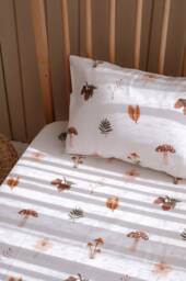 Baby Crib Sheets, Toddler Mini Crib Bedding, Nursery Bedding, Boho Boy Nursery, Sheets Girl - thumbnail 1