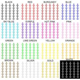 Nautical Wall Decals Pack Of Anchors Stickers Peel & Stick Nursery Decor - Vwaq - Choice Color Qty - thumbnail 2