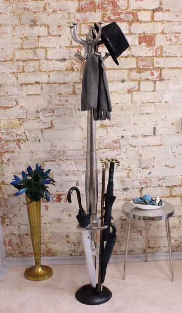 Ural Vintage Metal Coat Stand With Umbrella Holder - image 1