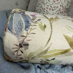 "Voyage Maison Floral Bolster Cushion 16"" X 6" - thumbnail 2
