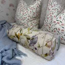 "Voyage Maison Floral Bolster Cushion 16"" X 6" - thumbnail 4