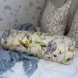 "Voyage Maison Floral Bolster Cushion 16"" X 6"