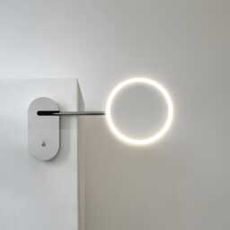 Lupa??? Illuminated Wall-Attached Magnifying Make-Up Mirror - thumbnail 1
