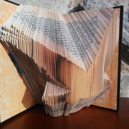 Eagle Silhouette - Folded Book Art Fully Customizable, Fly, Flight, Scout Gift - thumbnail 3