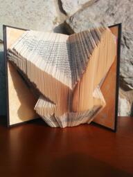 Eagle Silhouette - Folded Book Art Fully Customizable, Fly, Flight, Scout Gift - thumbnail 1