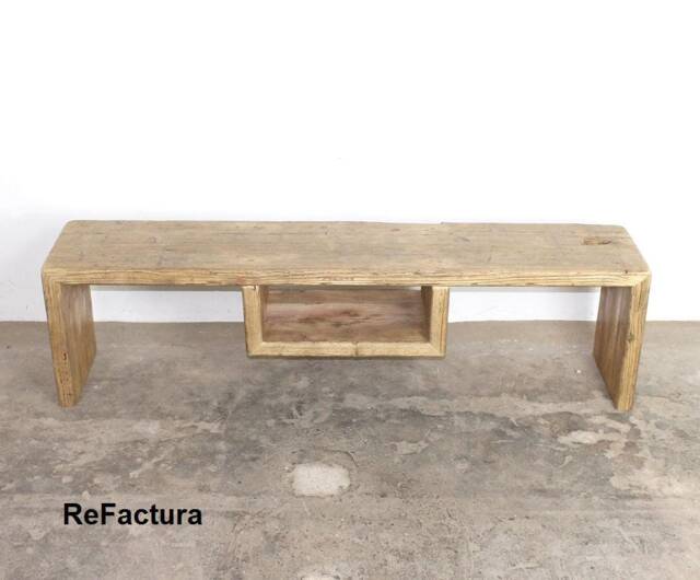 Tv Board, Sideboard, Lowboard, Furniture, Sideboard Made From Scaffolding Planks, Reclaimed Wood, Upcycling Shelf - image 1