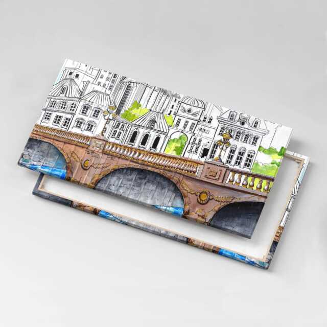 Graffiti Urban Culture - France Canvas, Wall Art Picture, Gray Decoration, Architecture Canvas - image 1