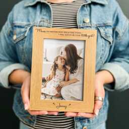 Personalised Birthday Gifts For Mum, Mothers Day Gift, Photo Frame Gifts, Present For Mum From Daughter Or Son - thumbnail 1
