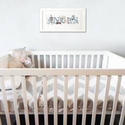 Farmyard Name Illustration Print Childrens Kids Baby Nursery Decor Wall Art Frame Farm Animals Cow Tractor New Shower Personalised Gift - thumbnail 2