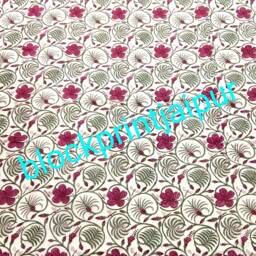 Hand Block Print Cotton Reversible Quilt Dohar, Summer Blanket, Cotton Quilt, King Size Quilt, Blanket & Throws, Cotton Double Bed - thumbnail 4