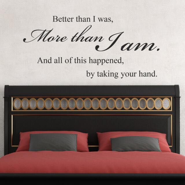 Better Than I Was More Am Family Wall Decor Decal Quote Sayings - 109 - image 1