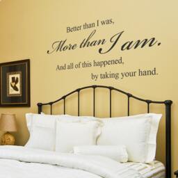 Better Than I Was More Am Family Wall Decor Decal Quote Sayings - 109 - thumbnail 2