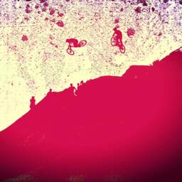 Red Bull Rampage Beach Towel Freeride Mountain Bike Art, Mtb Gift - thumbnail 3